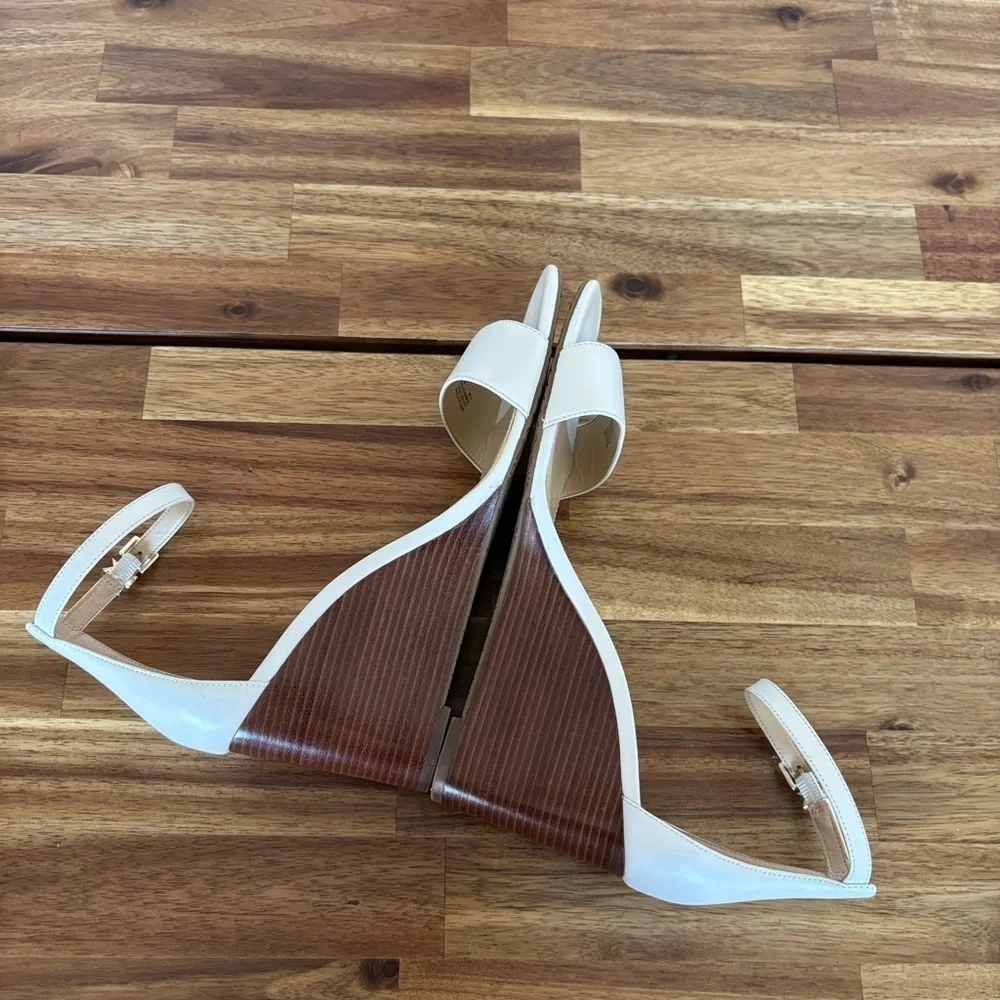 Michael Michael Kors Fiona Wedge Dress Sandals Size‎ 9.5